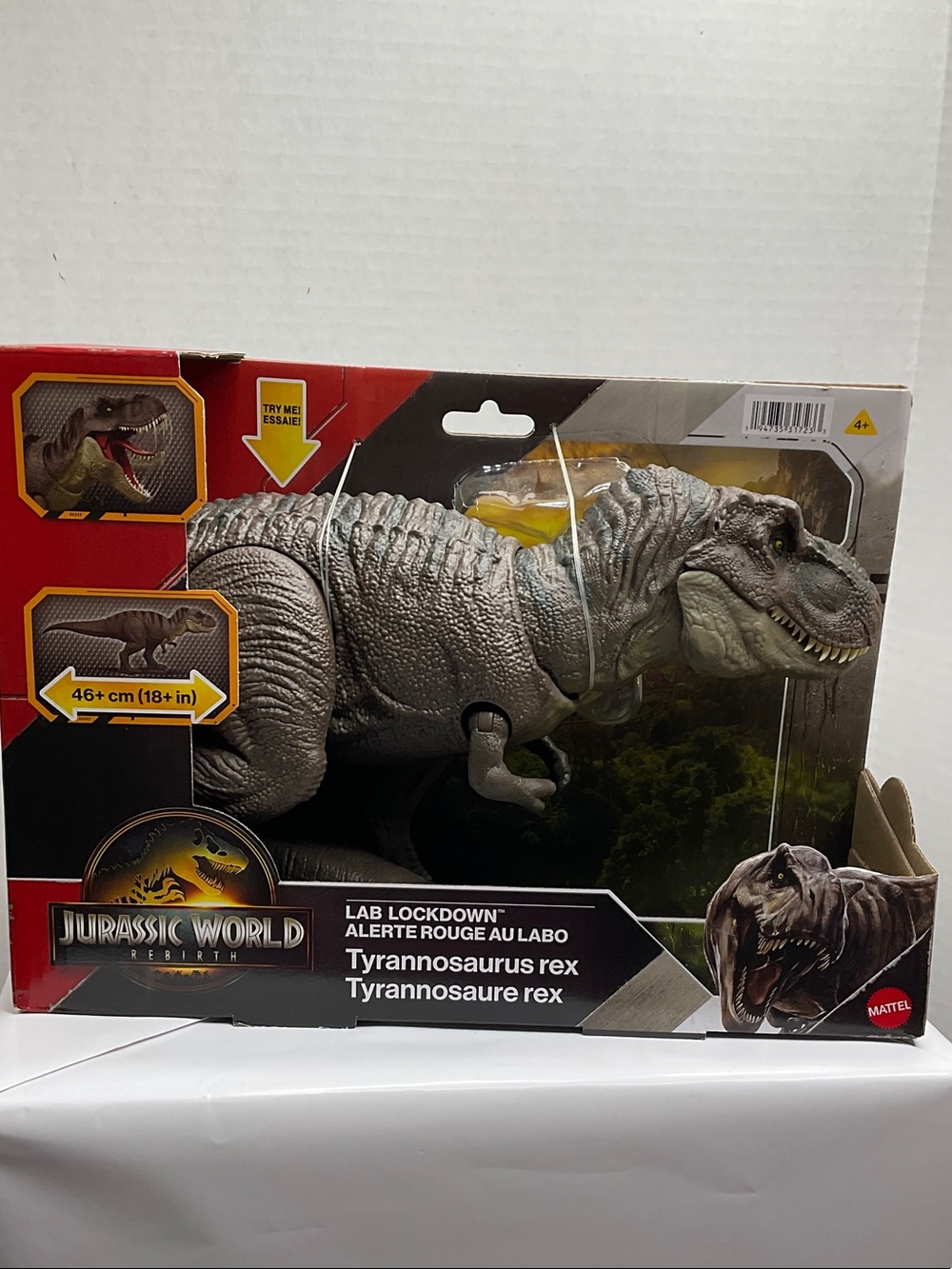 Jurassic Rebirth Lab Lockdown Tyrannosaurus Rex Action Figure - Gray (70)